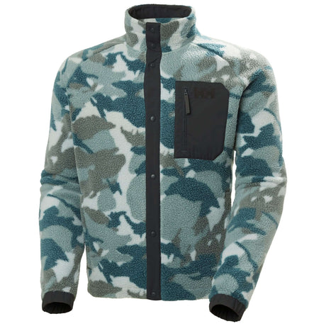 Helly Hansen Men's Panorama Printed Pile Snap Fleece Jacket Dark Creek Woodland Camo / Small-Dark Creek Woodland Camo / Medium-Dark Creek Woodland Camo / Large-Dark Creek Woodland Camo / X-Large-Dark Creek Woodland Camo / XX-Large - 53 Degrees North 