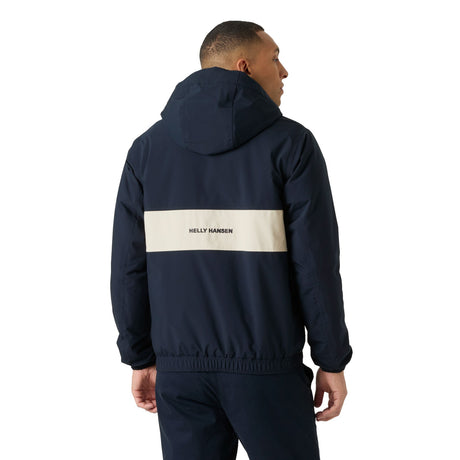 Helly Hansen Men's Smoegen Insulated Rain Jacket Navy Stripe / Small - 53 Degrees North