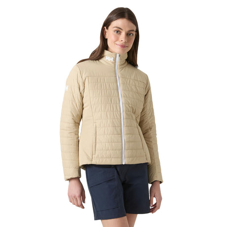 Helly Hansen Women's Crew Insulator Jacket Khaki/Sand / X-Small-Khaki/Sand / Small-Khaki/Sand / Medium-Khaki/Sand / Large-Khaki/Sand / X-Large - 53 Degrees North 