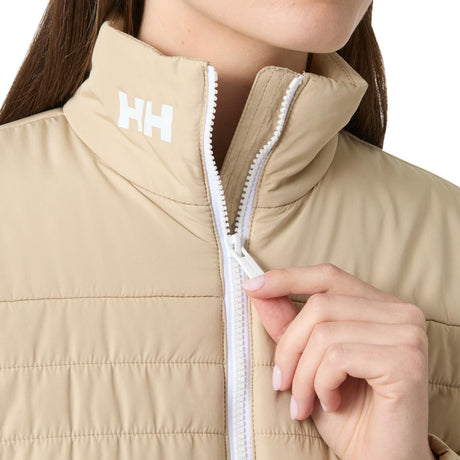Helly Hansen Women's Crew Insulator Jacket Khaki/Sand / X-Small-Khaki/Sand / Small-Khaki/Sand / Medium-Khaki/Sand / Large-Khaki/Sand / X-Large - 53 Degrees North 