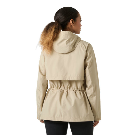 Helly Hansen Women's Sienna Rain Jacket Khaki/Sand / X-Small-Khaki/Sand / Small-Khaki/Sand / Medium-Khaki/Sand / Large-Khaki/Sand / X-Large - 53 Degrees North 