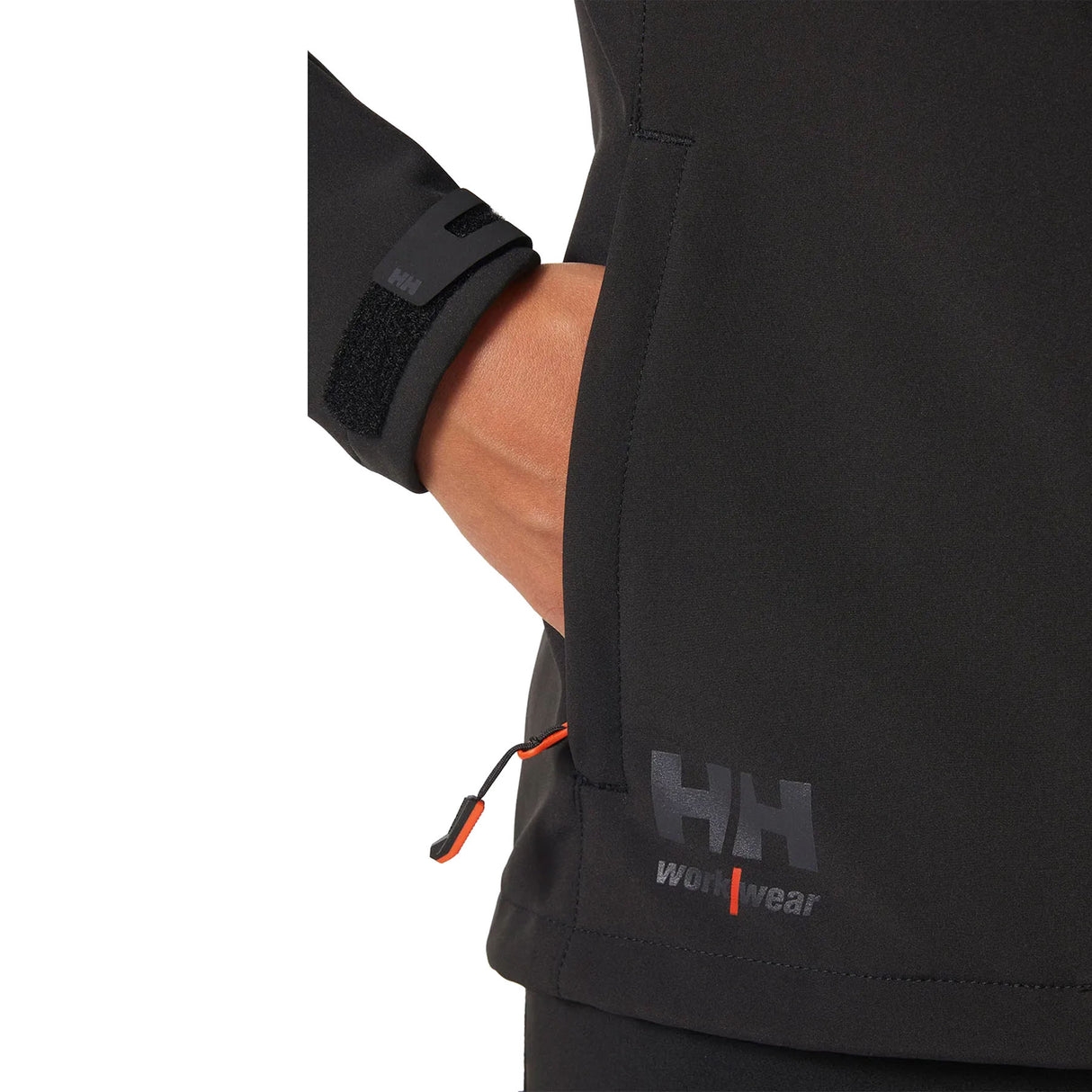 Helly Hansen Workwear Women's Luna Softshell Jacket Black / X-Small-Black / Small-Black / Medium-Black / Large-Black / X-Large - 53 Degrees North 