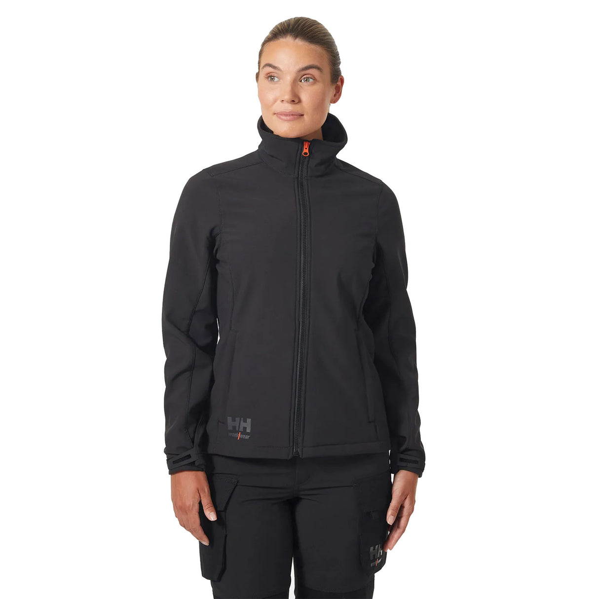 Helly Hansen Workwear Women's Luna Softshell Jacket Black / X-Small-Black / Small-Black / Medium-Black / Large-Black / X-Large - 53 Degrees North 