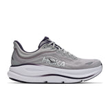 Hoka Men's Bondi 9 Running Shoes Stellar Grey/Squid Ink / UK 8 - 53 Degrees North