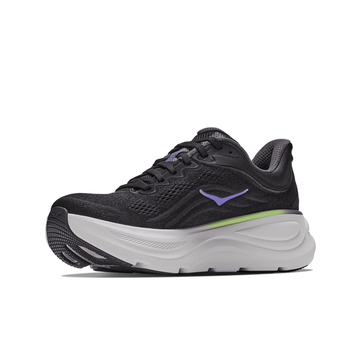 Hoka Women's Bondi 9 Running Shoes Glimmering Blue/Overcast / UK 4 - 53 Degrees North