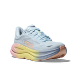 Hoka Women's Bondi 9 Running Shoes Glimmering Blue/Overcast / UK 4 - 53 Degrees North