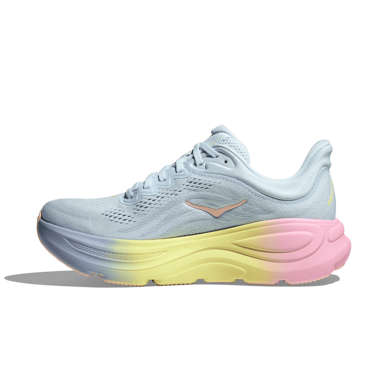 Hoka Women's Bondi 9 Running Shoes Glimmering Blue/Overcast / UK 4 - 53 Degrees North