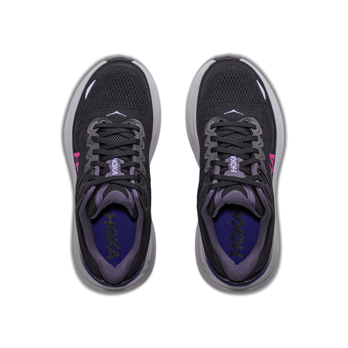 Hoka Women's Bondi 9 Running Shoes Glimmering Blue/Overcast / UK 4 - 53 Degrees North