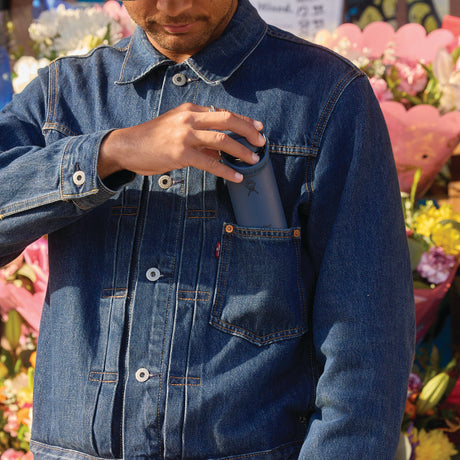 Hydro Flask 200ml Micro Hydro Mini Bottle Harbor Blue-Capri Blue-Mermaid Green-Trillium-Black - 53 Degrees North 