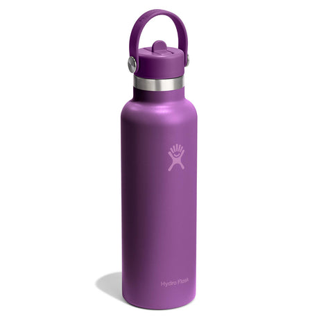 Hydro Flask 21 oz Standard Mouth with Flex Straw Cap Insulated Bottle Popstar Pink-Mermaid Green-Capri Blue-Beachplum-Nectar - 53 Degrees North 