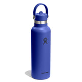 Hydro Flask 21 oz Standard Mouth with Flex Straw Cap Insulated Bottle Popstar Pink-Mermaid Green-Capri Blue-Beachplum-Nectar - 53 Degrees North 