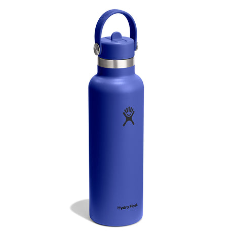 Hydro Flask 21 oz Standard Mouth with Flex Straw Cap Insulated Bottle Popstar Pink-Mermaid Green-Capri Blue-Beachplum-Nectar - 53 Degrees North 
