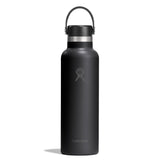 Hydro Flask 21oz Standard Mouth Water Bottle Harbor Blue-Black-Trillium - 53 Degrees North 