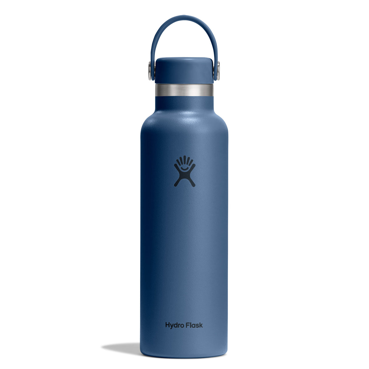 Hydro Flask 21oz Standard Mouth Water Bottle Harbor Blue-Black-Trillium - 53 Degrees North 