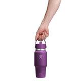 Hydro Flask 24oz (710 ml) Travel Bottle with Flex Straw Cap Harbor Blue-Capri Blue-Popstar Pink-Mermaid Green-Black - 53 Degrees North 