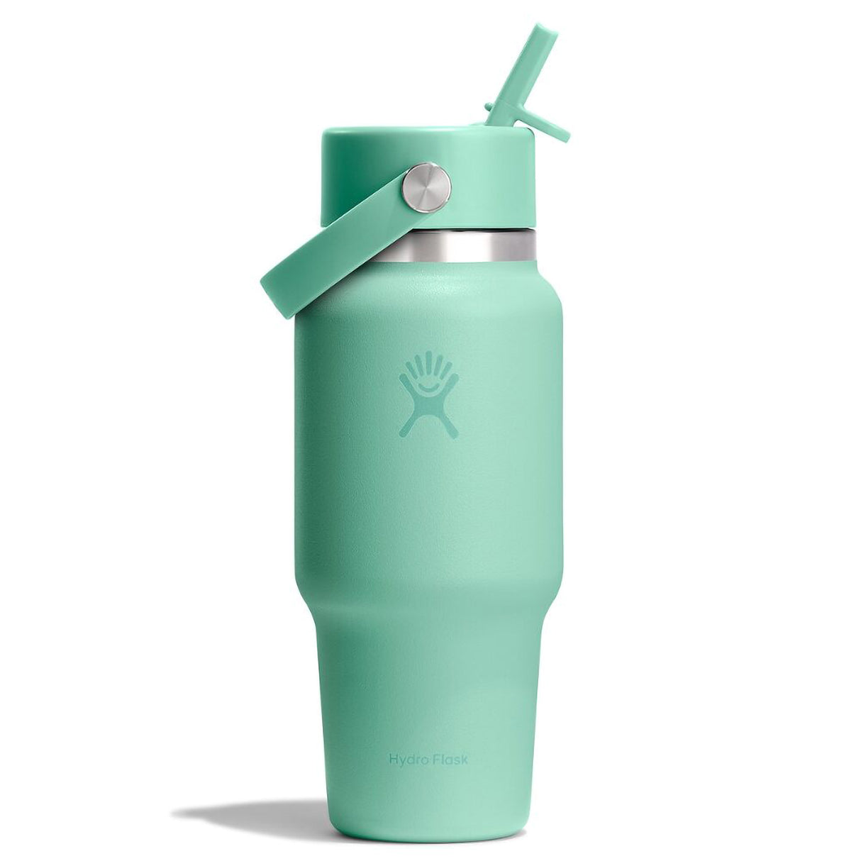 Hydro Flask 24oz (710 ml) Travel Bottle with Flex Straw Cap Harbor Blue-Capri Blue-Popstar Pink-Mermaid Green-Black - 53 Degrees North 