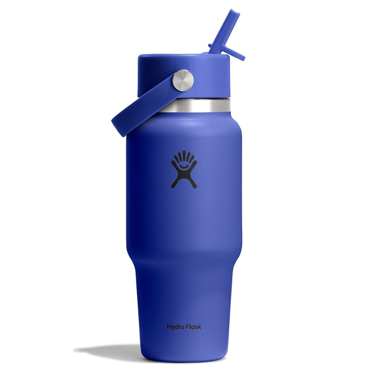Hydro Flask 24oz (710 ml) Travel Bottle with Flex Straw Cap Harbor Blue-Capri Blue-Popstar Pink-Mermaid Green-Black - 53 Degrees North 