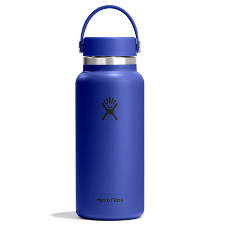 Hydro Flask 32 oz (946 ml) Wide Mouth Insulated Bottle Capri Blue-Black-Trillium-Aloe - 53 Degrees North 