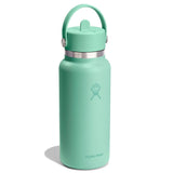Hydro Flask 32 oz (946 ml) Wide Mouth with Flex Straw Cap Insulated Bottle Mermaid Green-Harbor Blue-Popstar Pink-Beachplum - 53 Degrees North 