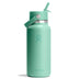 Hydro Flask 32 oz (946 ml) Wide Mouth with Flex Straw Cap Insulated Bottle Mermaid Green-Harbor Blue-Popstar Pink-Beachplum - 53 Degrees North 