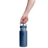 Hydro Flask 32 oz (946 ml) Wide Mouth with Flex Straw Cap Insulated Bottle Mermaid Green-Harbor Blue-Popstar Pink-Beachplum - 53 Degrees North 