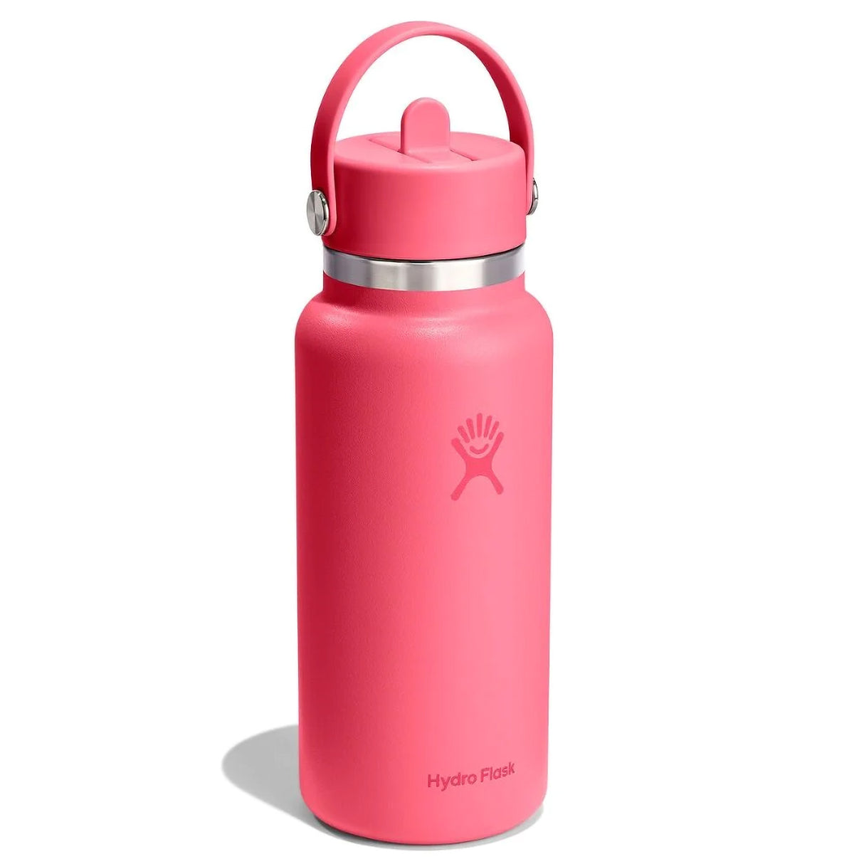 Hydro Flask 32 oz (946 ml) Wide Mouth with Flex Straw Cap Insulated Bottle Mermaid Green-Harbor Blue-Popstar Pink-Beachplum - 53 Degrees North 