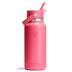 Hydro Flask 32 oz (946 ml) Wide Mouth with Flex Straw Cap Insulated Bottle Mermaid Green-Harbor Blue-Popstar Pink-Beachplum - 53 Degrees North 