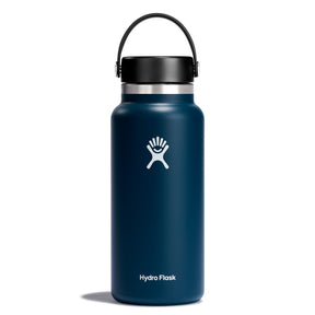 Hydro Flask 32oz (946 ml) Wide Mouth Flex Cap Bottle Indigo-Black - 53 Degrees North 