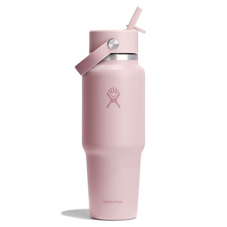 Hydro Flask 32oz Travel Bottle with Straw Cap Aloe-Trillium - 53 Degrees North 
