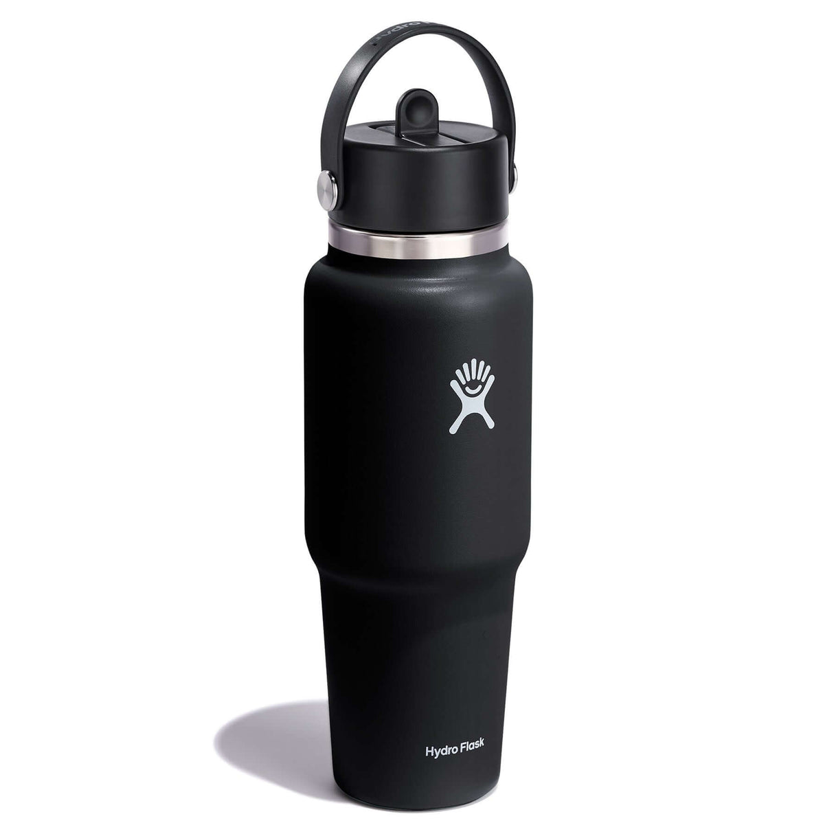 Hydro Flask 32oz Wide Mouth Travel Bottle with Straw Cap Moonshadow-Trillium-Black-Indigo - 53 Degrees North 