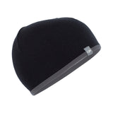 Icebreaker Unisex Reversible Merino 200 Pocket Hat Loden/Midnight Navy-Black/Gritstone Heather #- 53 Degrees North 