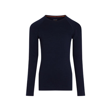 Icebreaker Kids' 200 Oasis Long Sleeve Crewe Black / Age 5-6-Black / Age 7-8-Black / Age 9-10-Black / Age 11-12-Midnight Navy / Age 5-6 - 53 Degrees North 