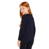 Icebreaker Kids' 200 Oasis Long Sleeve Crewe Black / Age 5-6-Black / Age 7-8-Black / Age 9-10-Black / Age 11-12-Midnight Navy / Age 5-6 - 53 Degrees North 