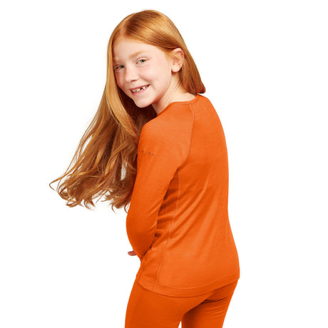 Icebreaker Kids' 200 Oasis Long Sleeve Crewe Black / Age 5-6-Black / Age 7-8-Black / Age 9-10-Black / Age 11-12-Midnight Navy / Age 5-6 - 53 Degrees North 