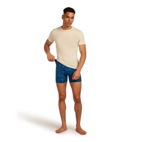 Icebreaker Men's 150 Anatomica Boxers Black/Peridot/AOP / Small-Black/Peridot/AOP / Medium-Black/Peridot/AOP / Large-Black/Peridot/AOP / X-Large-Atlantis/Topaz/AOP / Small - 53 Degrees North 