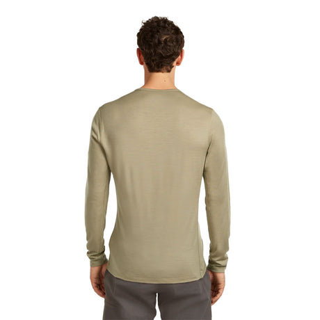 Icebreaker Men's 200 Oasis Long Sleeve Crewe Flagstone / Small-Flagstone / Medium-Flagstone / Large-Flagstone / X-Large-Flagstone / XX-Large - 53 Degrees North 