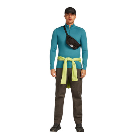 Icebreaker Men's 200 Oasis Long Sleeve Half Zip Baselayer Black / Small-Black / Medium-Black / Large-Black / X-Large-Black / XX-Large - 53 Degrees North 