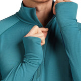 Icebreaker Men's 200 Zoneknit Long Sleeve Half Zip Baselayer Brilliant/Baja / Small-Brilliant/Baja / Medium-Brilliant/Baja / Large-Brilliant/Baja / X-Large-Brilliant/Baja / XX-Large - 53 Degrees North 
