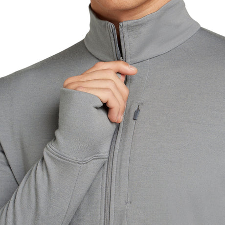 Icebreaker Men's 260 Quantum Long Sleeve Zip Midlayer Black / Small-Black / Medium-Black / Large-Black / X-Large-Black / XX-Large - 53 Degrees North 