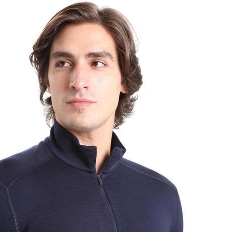Icebreaker Men's 260 Tech Long Sleeve Half Zip Top Midnight Navy / Small-Midnight Navy / Medium-Midnight Navy / Large-Midnight Navy / X-Large-Midnight Navy / XX-Large - 53 Degrees North 