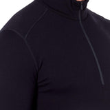 Icebreaker Men's 260 Tech Long Sleeve Half Zip Top Midnight Navy / Small-Midnight Navy / Medium-Midnight Navy / Large-Midnight Navy / X-Large-Midnight Navy / XX-Large - 53 Degrees North 