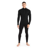 Icebreaker Men's 260 Tech Long Sleeve Half Zip Top Midnight Navy / Small-Midnight Navy / Medium-Midnight Navy / Large-Midnight Navy / X-Large-Midnight Navy / XX-Large - 53 Degrees North 