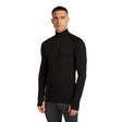 Icebreaker Men's 260 Zoneknit Long Sleeve Half Zip Baselayer Black / Small-Black / Medium-Black / Large-Black / X-Large-Black / XX-Large - 53 Degrees North 
