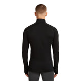 Icebreaker Men's 260 Zoneknit Long Sleeve Half Zip Baselayer Black / Small-Black / Medium-Black / Large-Black / X-Large-Black / XX-Large - 53 Degrees North 