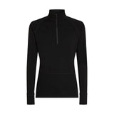 Icebreaker Men's 260 Zoneknit Long Sleeve Half Zip Baselayer Black / Small-Black / Medium-Black / Large-Black / X-Large-Black / XX-Large - 53 Degrees North 