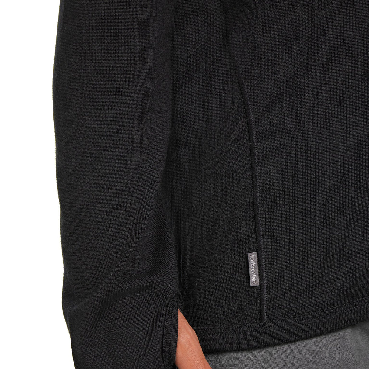 Icebreaker Men's 300 Original Long Sleeve Half Zip Fleece Black / Small-Black / Medium-Black / Large-Black / X-Large - 53 Degrees North 