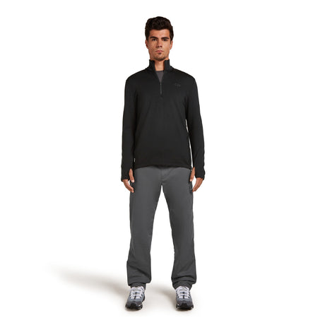 Icebreaker Men's 300 Original Long Sleeve Half Zip Fleece Black / Small-Black / Medium-Black / Large-Black / X-Large - 53 Degrees North 