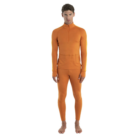 Icebreaker Men's Zoneknit 260 Long Sleeve Half Zip Base Layer Top Jet Heather / Small-Jet Heather / Medium-Jet Heather / Large-Jet Heather / X-Large-Jet Heather / XX-Large - 53 Degrees North 