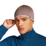 Icebreaker Unisex 200 Oasis Reversible Beanie Java/Atlantis-Summit/Blush - 53 Degrees North 