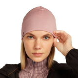 Icebreaker Unisex 200 Oasis Reversible Beanie Java/Atlantis-Summit/Blush - 53 Degrees North 